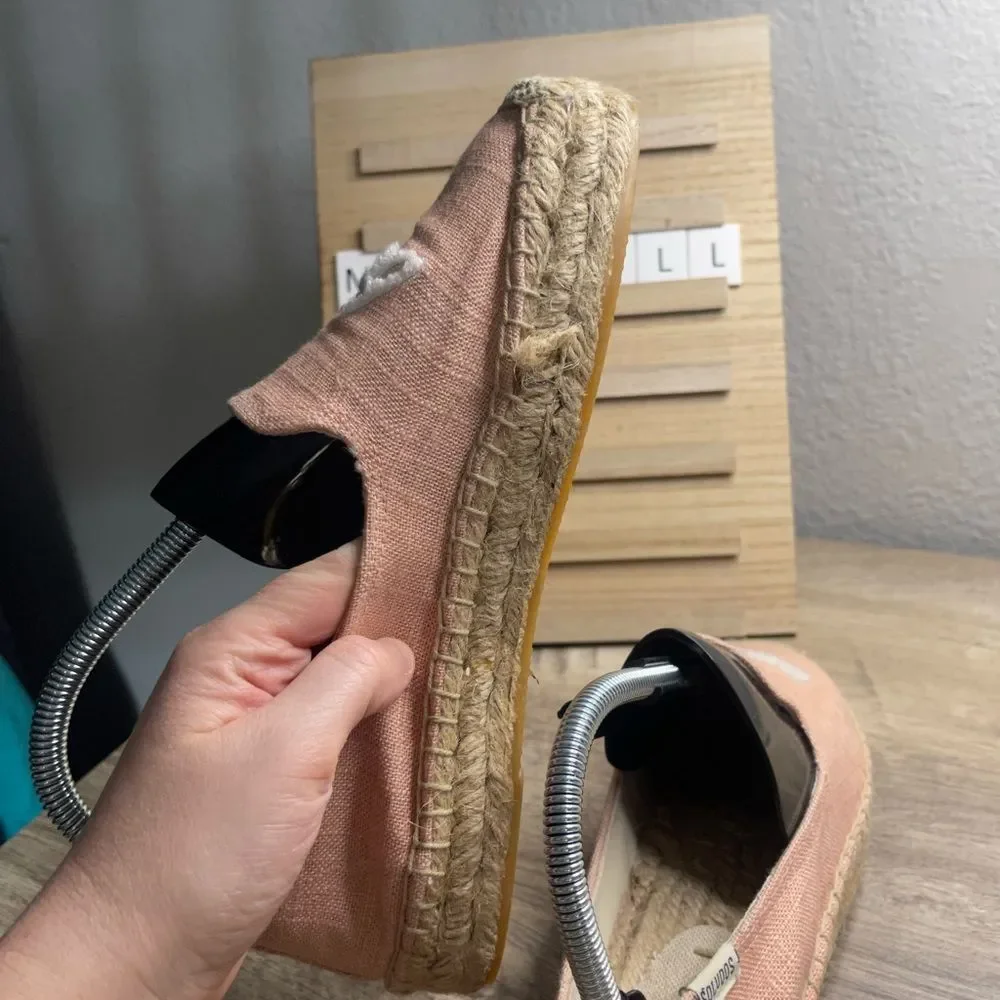 Soludos Dusty Rose Ciao Bella Espadrille Slip Ons